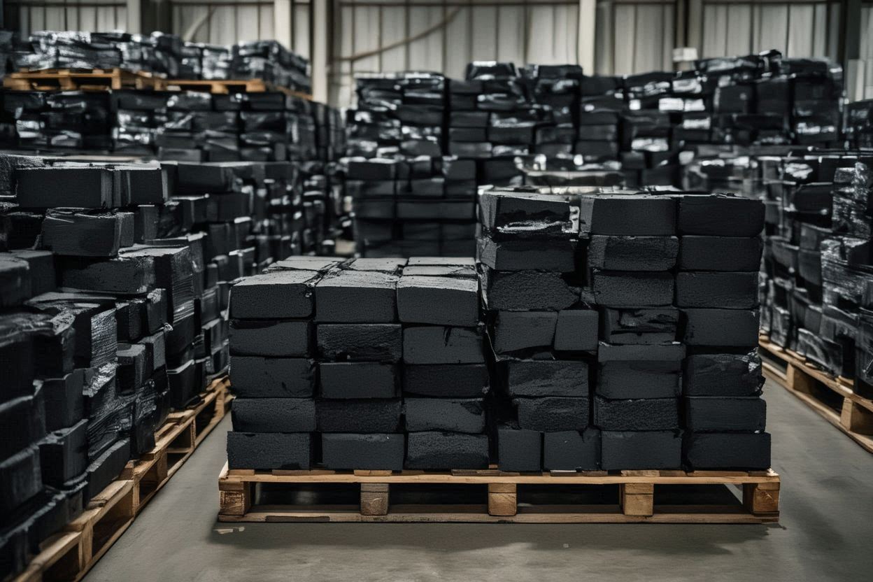 استيراد فحم جوز الهند مكعبات