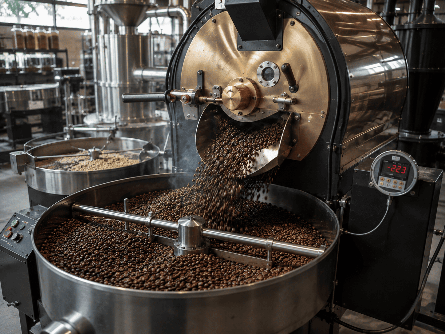 berapa lama menyangrai biji kopi