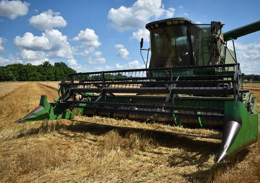 cara kerja combine harvester